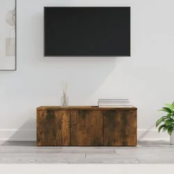 TV ormarić boja dimljenog hrasta 80x34x30 cm konstruirano drvo