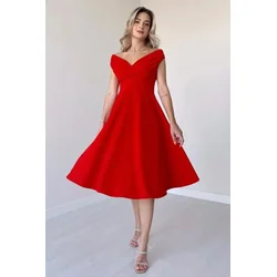 Trendyol Milla ženska haljina Tpraw25El00183, Crvena