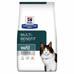 Hills Prescription Diet w/d Multi-Benefit s piletinom - 2 x 3 kg