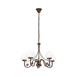 Brilagi - LED luster na lancu COTTAGE 5xG9/40W/230V braon/bela