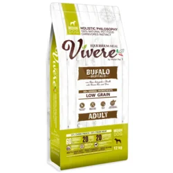 VIVERE Suva hrana za odrasle pse medium Buffalo, 3kg