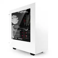 NZXT ohišje z oknom Source S340 White midi ATX (CA-S340W-W1), belo