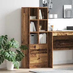 Highboard s ladicama Staro drvo 45,5 x 34 x 127 cm