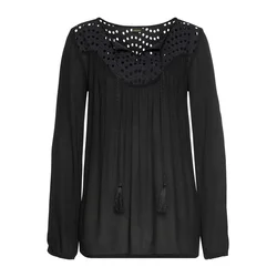 LASCANA Bluza črna