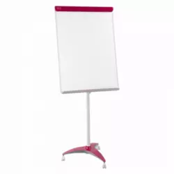 2X3 tabla flipčart mobilna RED Office Pro Mobile TF17 (Bela/Crvena) Flipchart, 70 x 100 cm, Metal, Bela/Crvena