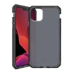 Maska Itskins Supreme Frost Antimicrobial za iPhone 12/ 12 Pro sivo crna