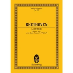 BEETHOVEN:OVERTURE LEONORE NO.1 STUDY SCORE