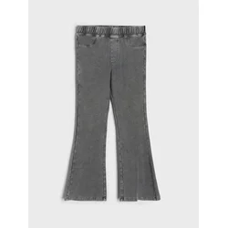 Sinsay - Flare pantalone - svetlo siva
