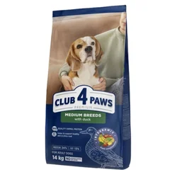 Club 4 Paws Premium suva hrana za pse, Pačetina, 14 kg