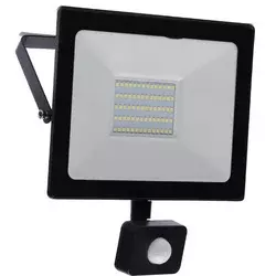 Reflektor LED sa senzorom ECO 50W SMD 6400K GRL7374-pir crni