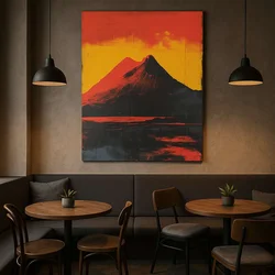 Wallity Dekorativna slika na platnu, 50x70cm, Šarena