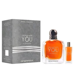 Giorgio Armani Muški parfemski set Stronger With You Intensely, EDP, 100 ml +Mini,10 ml