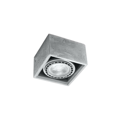 Sollux SL.0883 - Plafonska svetiljka QUATRO 1xGU10/40W/230V beton