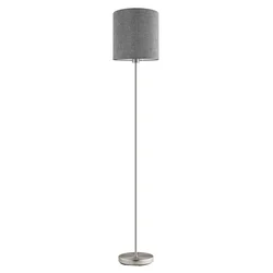 Eglo 96377 - Podna lampa PASTERI 1xE27/60W/230V prečnik 28 cm siva