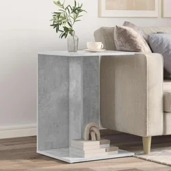 Bocni stol Betonski sivi 45 x 40 x 62,5 cm Konstruirano drvo
