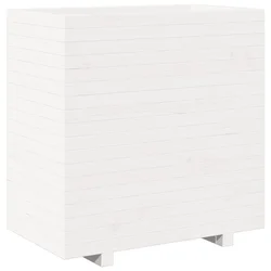 Vrtna sadilica bijela 70x40x72,5 cm od masivne borovine