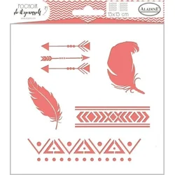 Aladine Deco Predloga 15 x 15 cm Etno