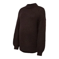 Vero Moda Maternity Pulover VMMAYBE temno rjava