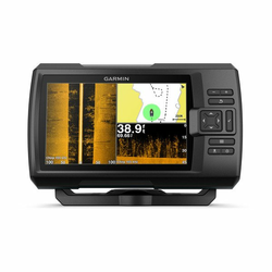 Fishfinder GARMIN Striker Plus 7sv (s krmenom sondom CHIRP 150-240kHz/DownVü/SideVü GT52HW-TM, 12-pin),GPS