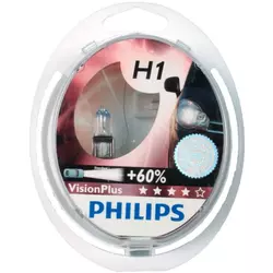 Philips Philips žarulja VisionPlus, H1, 12 V, 1 par, P14.5s, prozirna 36322728