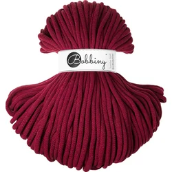 Bobbiny Jumbo 8 mm 100 m Wine Red Vrvica