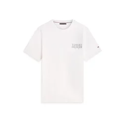 TOMMY HILFIGER Majica HERITAGE bež/mornarska/rdeča
