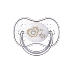 CANPOL ORTHODONTIC BABY SILIKONSKA VARALICA 0-6M 22/565 Newborn baby 1kom - HEARTS