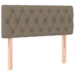 Vidaxl Posteljno vzglavje taupe 100x7x78/88 cm blago