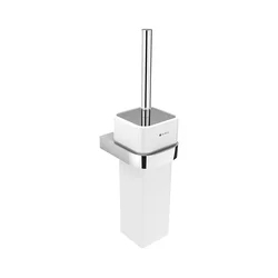 NIMCO NK 30094K-26 - Zidna WC četka NIKAU bela/sjajni hrom