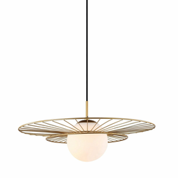 ITALUX MDM-4001/1 GD - Luster na sajli ALISON 1xE27/40W/230V