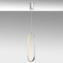 Opviq Luster Can 13563, Metalni, 16W LED, Srebrna boja