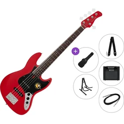 Sire Marcus Miller V3P-5 Premium SET Satin Red 5 strunska bas kitara