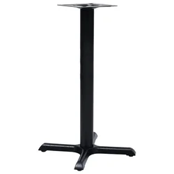 Noga za bistro stol crna 56x56x72 cm od lijevanog željeza