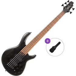 Cort B5 Element Open Pore Basic SET Trans Black 5 strunska bas kitara