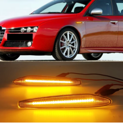 LED Dinamički migavci za Alfa Romeo 159, Brera, Providni
