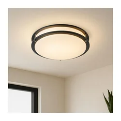 Brilagi - Plafonsko svetlo ELARO 4xE27/40W/230V prečnika 41 cm crno