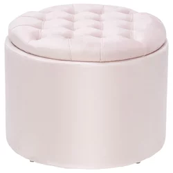 Carryhome TABURE, les, tekstil roza