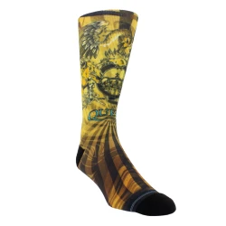 Nogavice QUEEN - GOLD CREST DYE SUB - BLACK - PERRI´S SOCKS - QUB305-001