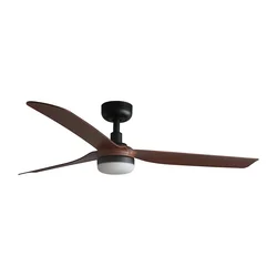 FARO 33817WT1S-LED prigušiva ventilator PUNT M 18W/230V CCT prečnik 132 cm braon/crna WT+DO