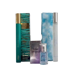 Ženski set parfema Dolce & Blanca Light Blue EDT 17 ml + Malahit Prive EDT 17 ml + Parfemsko ulje Eclair dFrance, 6 ml