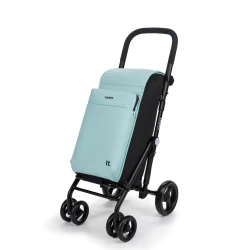 Nakupovalni voziček CARLETT, urban quad, mint