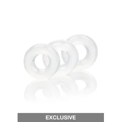 CalExotics Set of 3 Silicone Stacker Rings