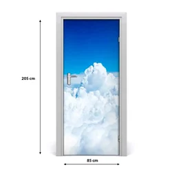tulup.si Samolepilni tapete na vratih Let nad oblaki 85x205 cm