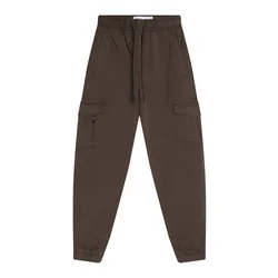 Bershka Kargo hlače čokolada