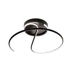 LED prislonjen plafonski luster DELTA LED/30W/230V crna