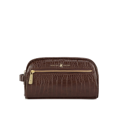 Kozmetična torba BEVERLY HILLS POLO CLUB BHPC-W1-001-AW24 Temno rdeča