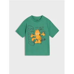Sinsay - Majica Garfield - zeleno