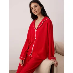 Trendyol Milla Ženski set pidžame Thmaw25Pt00179, Crveni