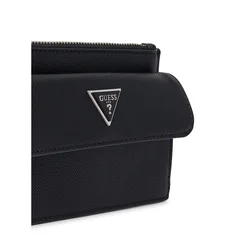 Torbica za okrog pasu Guess HMMISL P6491 Črna