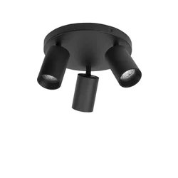 TOD REFLEKTOR CRNI GU10 3x10 Watt IP20 220-240 Volt D: 22 H 1: 9 H 2: 12.7 cm NL9012282